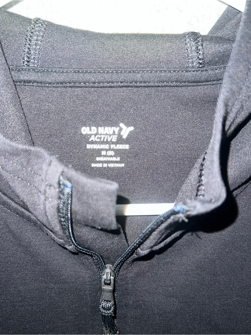 Old Navy Black Cropped Zip Hoodie Jacket